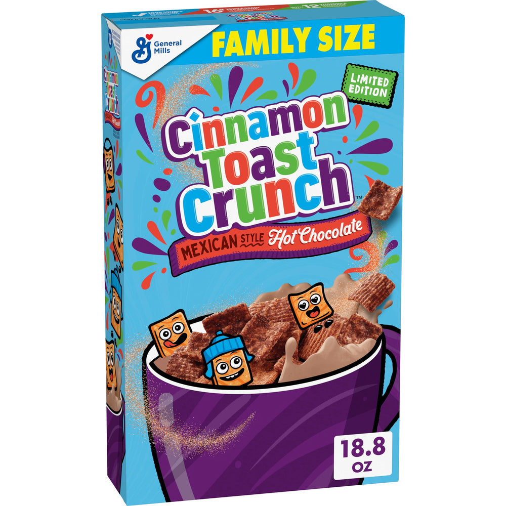 Cinnamon Toast Crunch Mexican Style Hot Chocolate · Cereal · 533 g · tamaño familiar