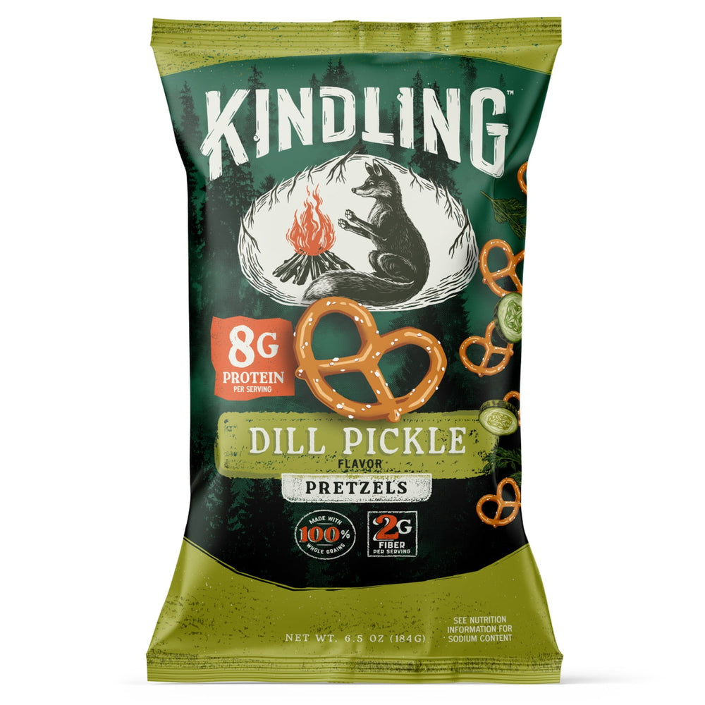 Kindling Protein Dill Pickle · Pretzels · 184 g · bolsa