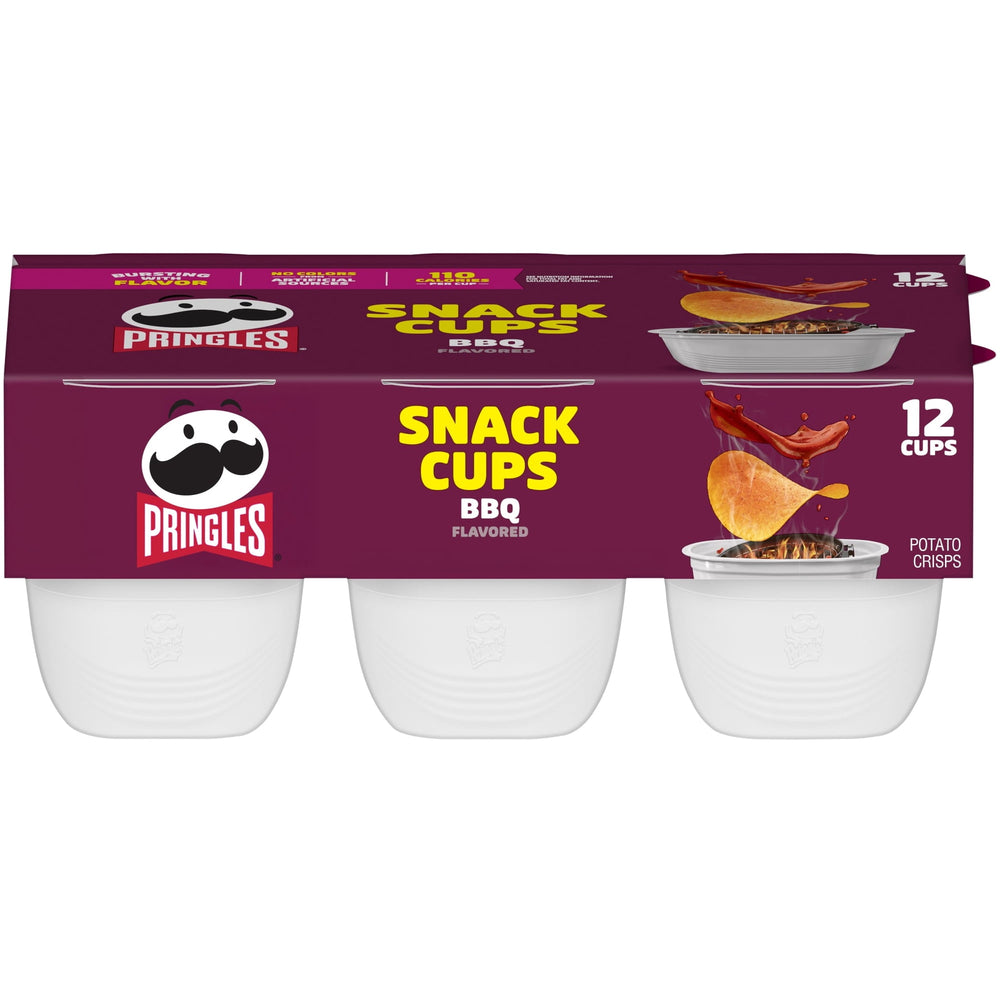 Pringles Potato Crisps Cups BBQ · Papas · 249 g · vasos