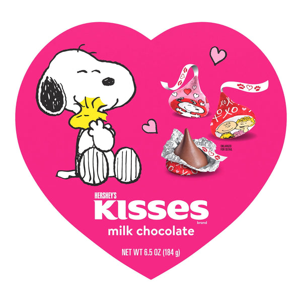 HERSHEY'S KISSES Milk Chocolate Snoopy™ and Friends · Caramelos · 184 g · caja