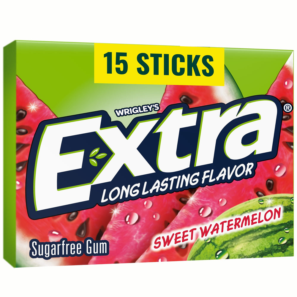 Extra Sweet Watermelon Single Pack - 15 Stick Sugar Free · Chicles y mentas