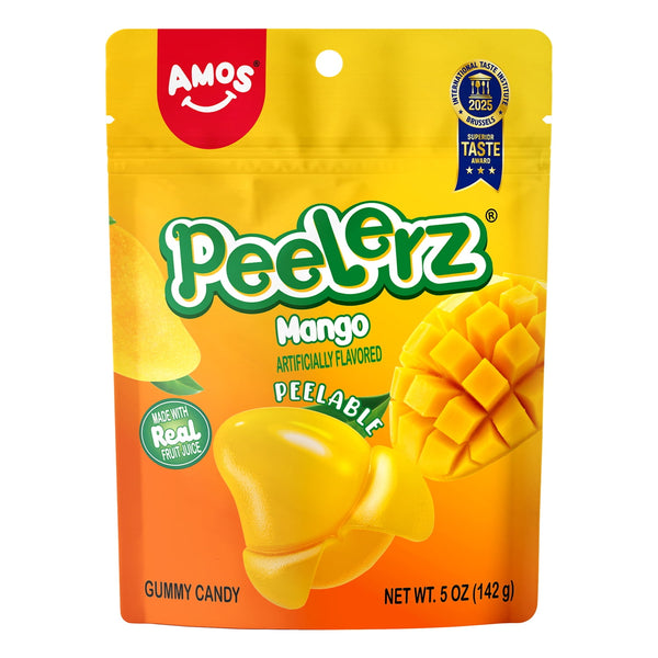 AMOS Peelerz Mango Peelable · Gomitas · 142 g · bolsa