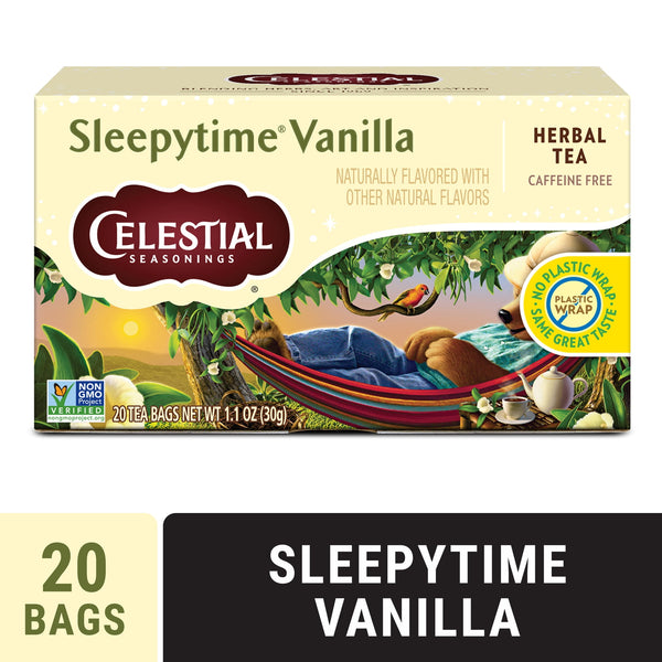 Celestial Seasonings Sleepytime Vanilla Caffeine-Free · Salsa y sazonador · 20 pzas
