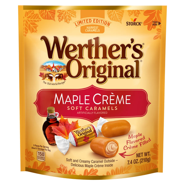Werther's Original Limited Edition Fall Harvest Maple · Caramelos · 210 g · bolsa
