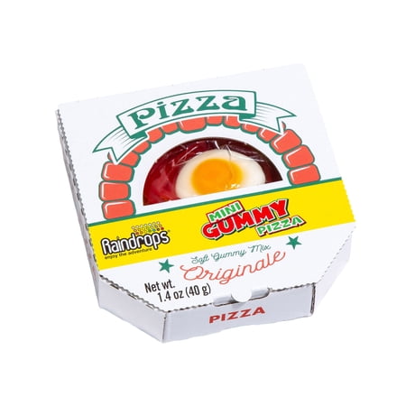 Raindrops Mini Gummy Pizza · Gomitas