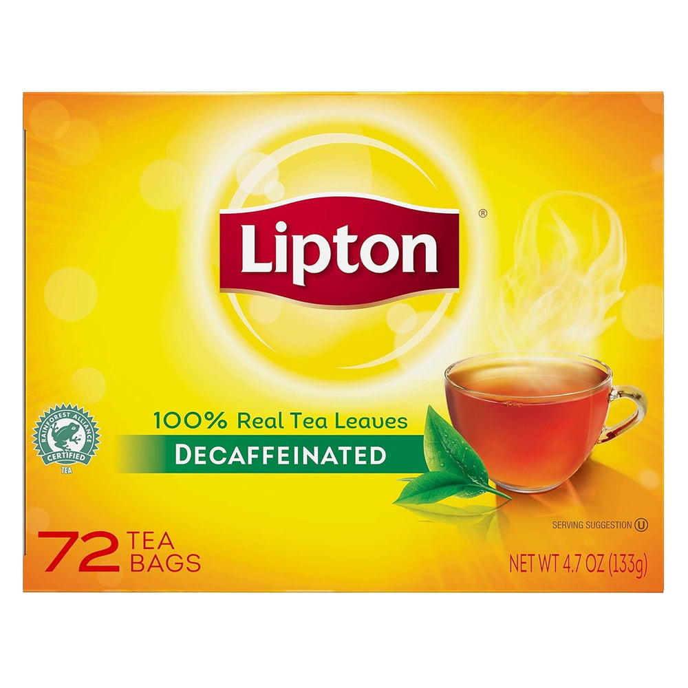 Lipton Black Tea Caffeine-Free · Té · 72 pzas
