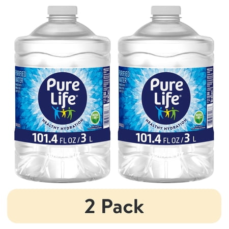 Pure Life Purified Water 3 Liter · Bebida · 2 pack