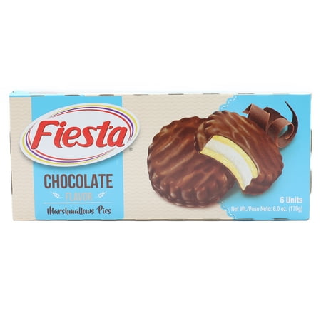 Fiesta Marshmallow Pie Chocolate · Malvaviscos · 6 pzas de 170 g