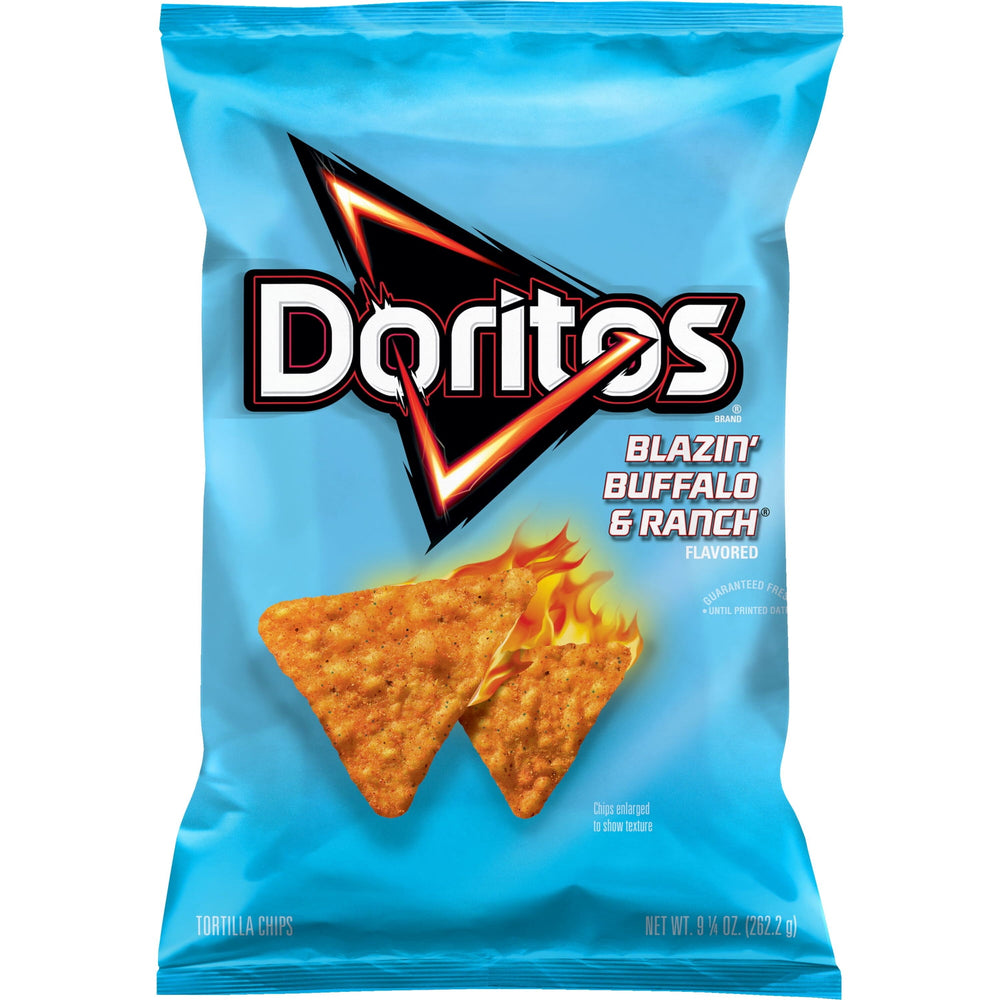 Doritos Blazin' Buffalo & Ranch · Totopos · 262 g · bolsa
