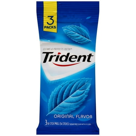 Trident Original Sugar-Free · Chicles y mentas · 18 pzas