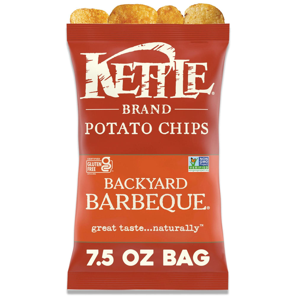 Kettle Brand Backyard Barbeque Kettle Non-GMO Gluten-Free · Papas · 213 g · bolsa