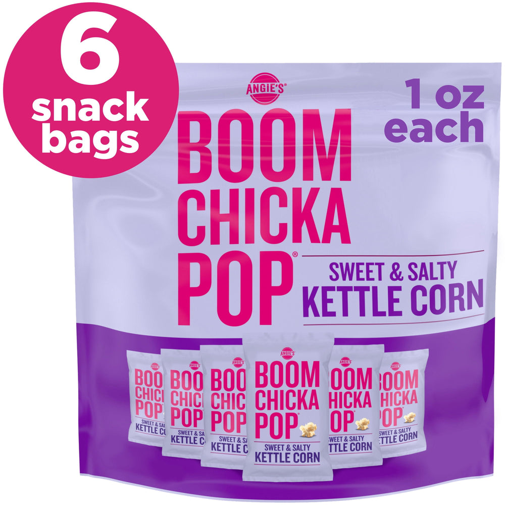 Angie's BOOMCHICKAPOP Sweet & Salty Kettle Corn Lunchbox · Palomitas · 6 pzas de 28 g