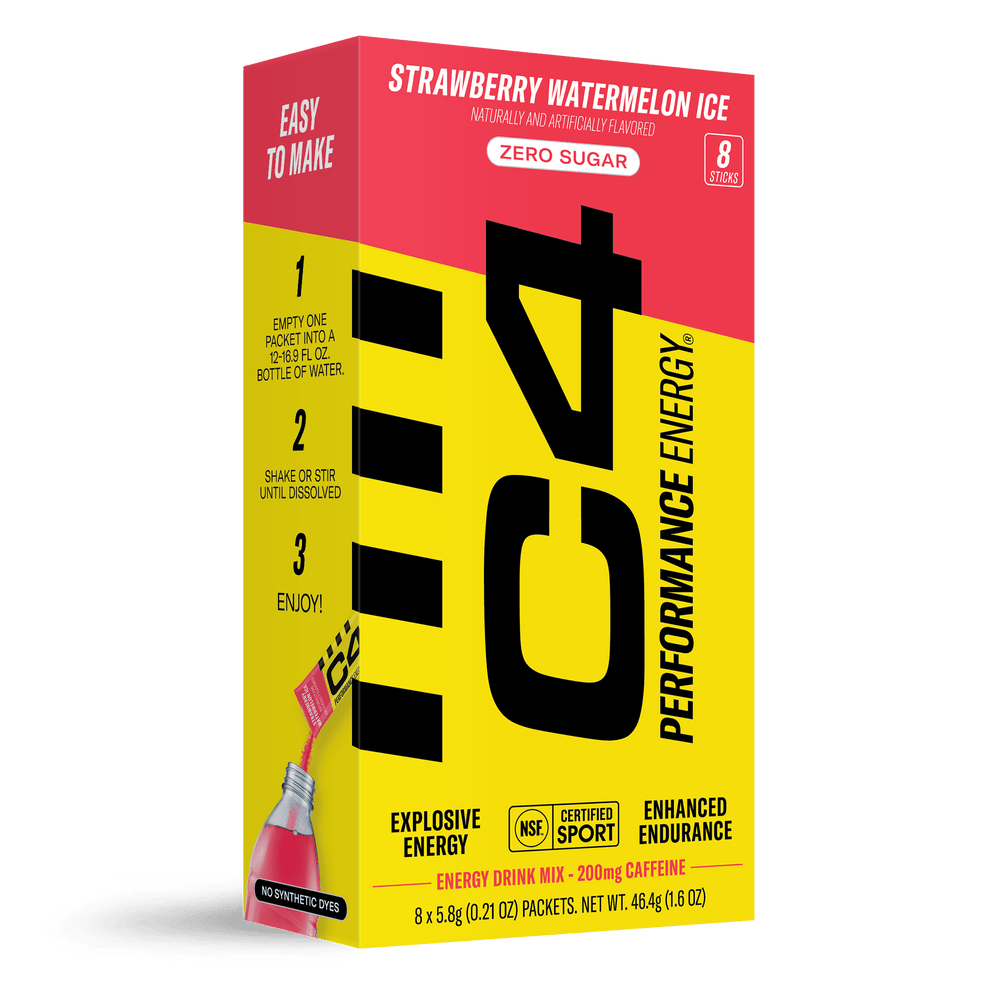C4 Performance Energy Powder Mix Strawberry Watermelon Ice · Bebida · 8 pack