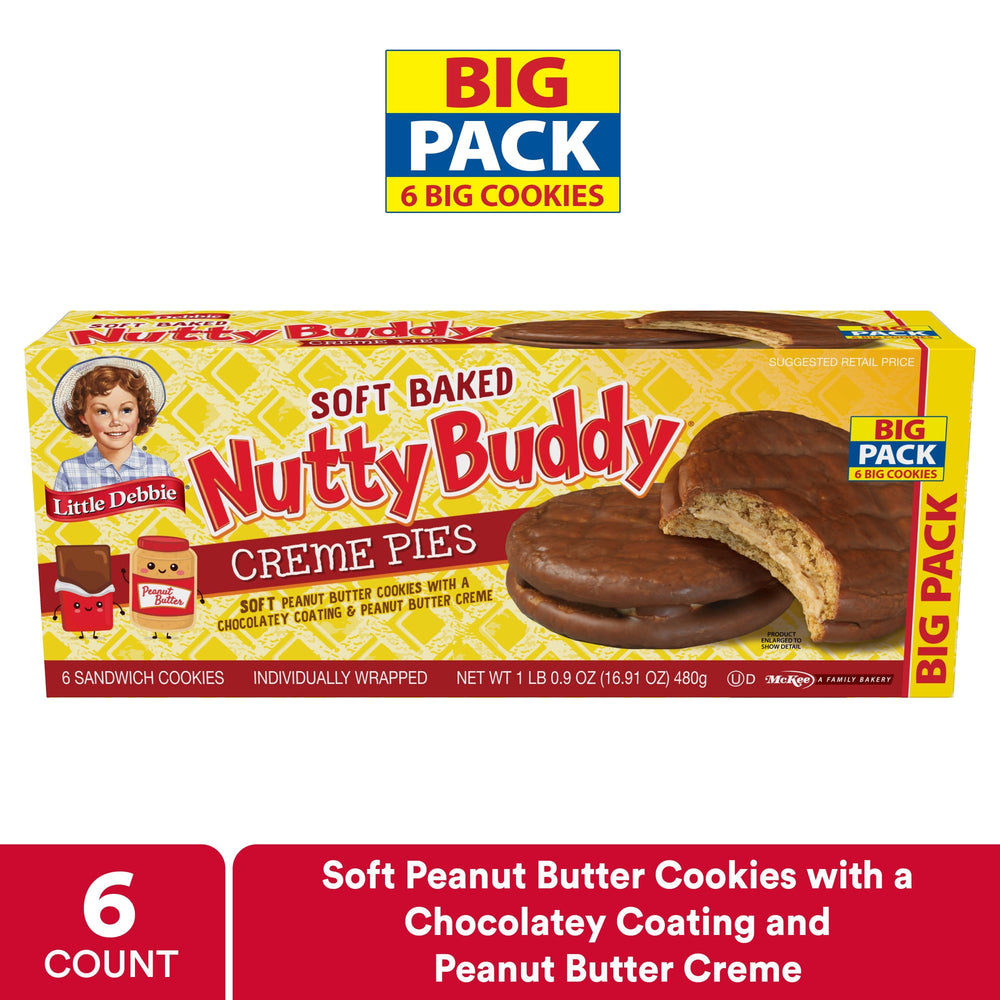 Little Debbie Big Pack Nutty Buddy Creme Pies · Pastelitos