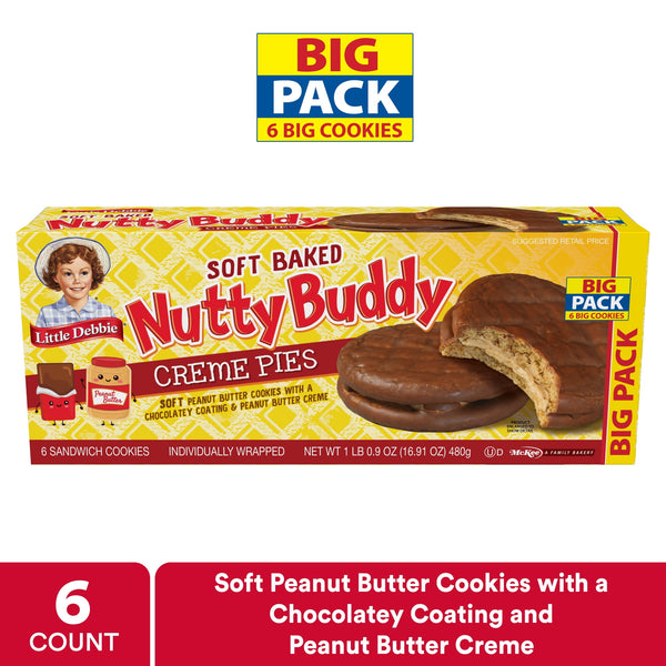 Little Debbie Big Pack Nutty Buddy Creme Pies · Pastelitos