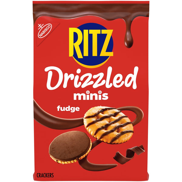 RITZ Drizzled Minis Fudge · Galletas saladas · 227 g