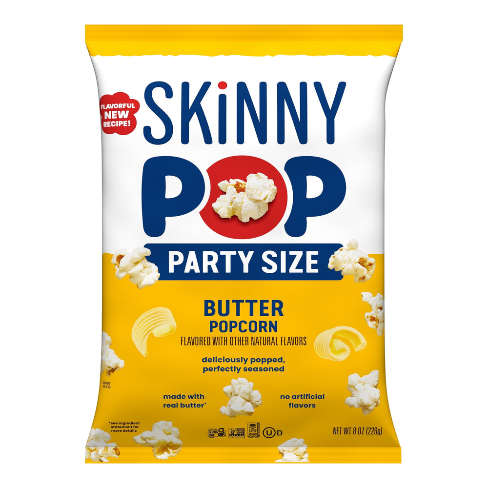 SKINNYPOP Butter sin gluten · Palomitas · 227 g · bolsa · tamaño fiesta