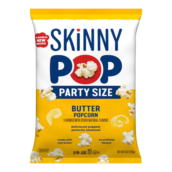 SKINNYPOP Butter sin gluten · Palomitas · 227 g · bolsa · tamaño fiesta