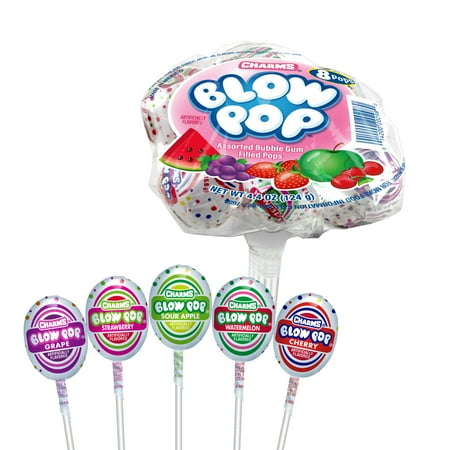 Blow Pops Bunch Pops Gluten Free · Nueces · 8 pzas
