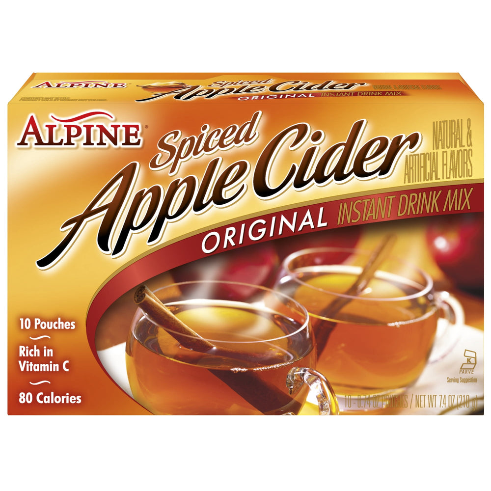 Alpine Spiced Cider Original Apple · Polvo para agua · 10 sobres