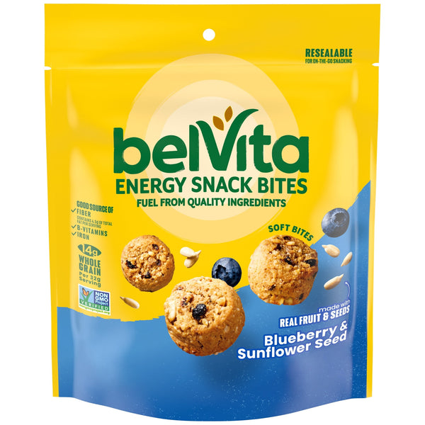 belVita Energy Bites Blueberry and Sunflower Seed · Galletas · 142 g