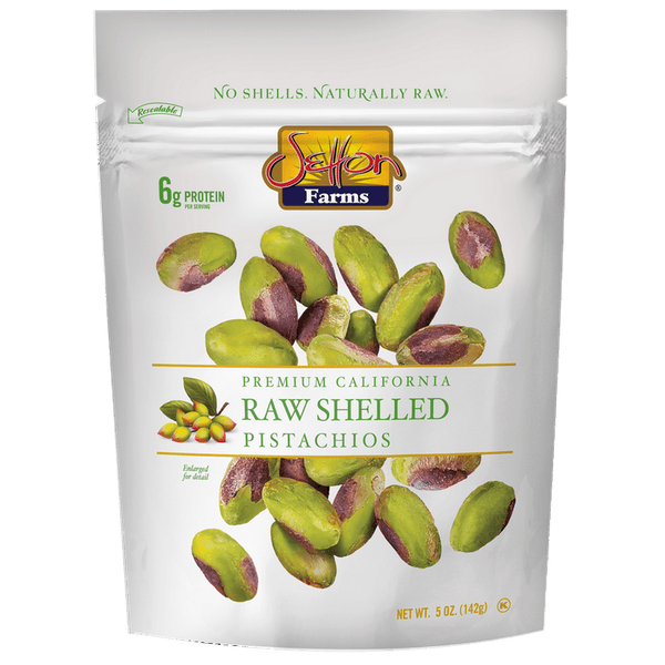 Setton Farms Naturally Raw Shelled Pistachios No Shell · Caramelos · 142 g