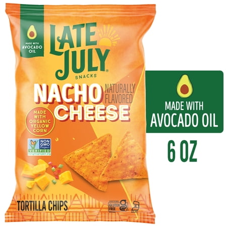 LATE JULY Nacho Cheese · Totopos · 170 g · bolsa