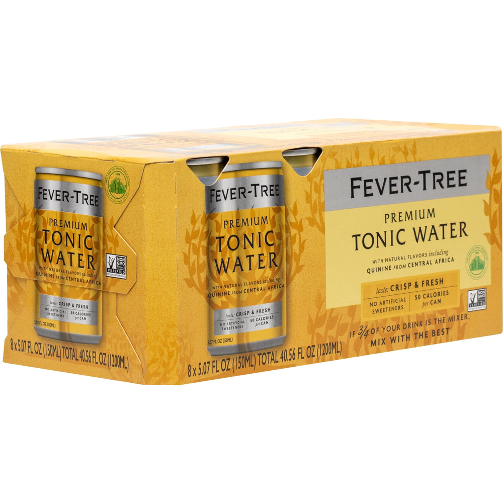 Fever-Tree Premium Tonic · Bebida · 8 latas de 150 ml