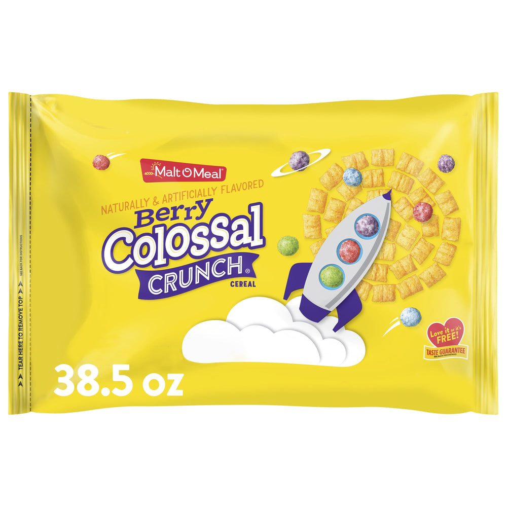 Malt-O-Meal Berry Colossal Crunch · Cereal de frutos rojos · 1091 g