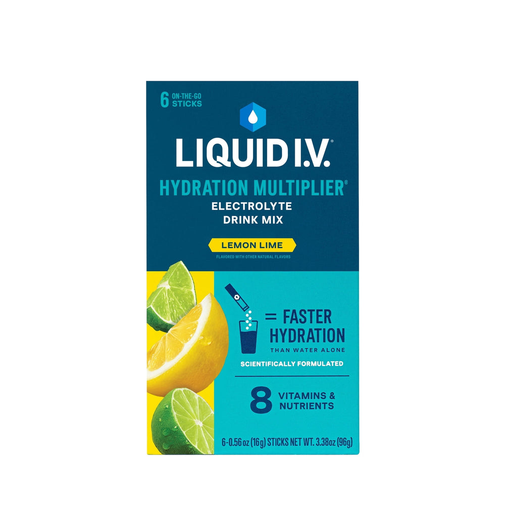 Liquid I.V.® Lemon Lime Hydration Multiplier® · Polvo para agua · 6 pzas