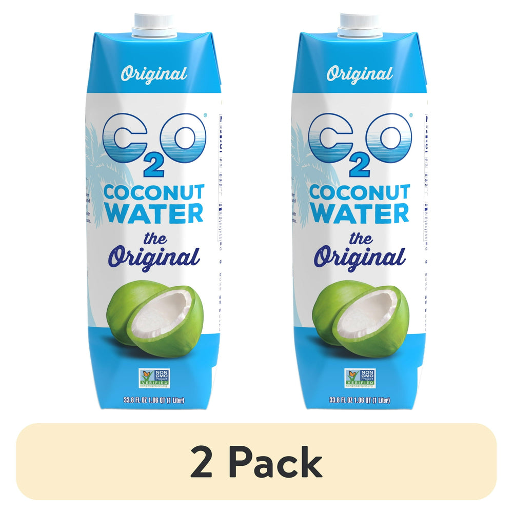 C2O Pure Coconut Water Ready to · Bebida · 2 pack de 1000 ml
