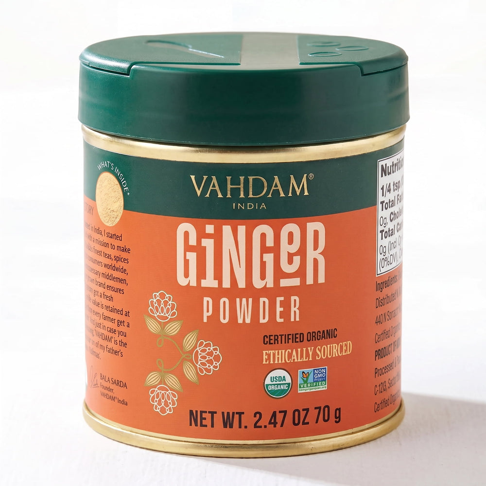 VAHDAM Organic Ginger Powder Spice · Té · 70 g