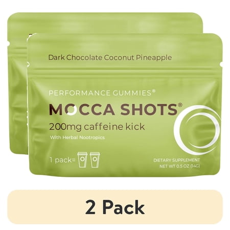 Seattle Gummy Performance Mocca Shots · Gomitas · 2 pack
