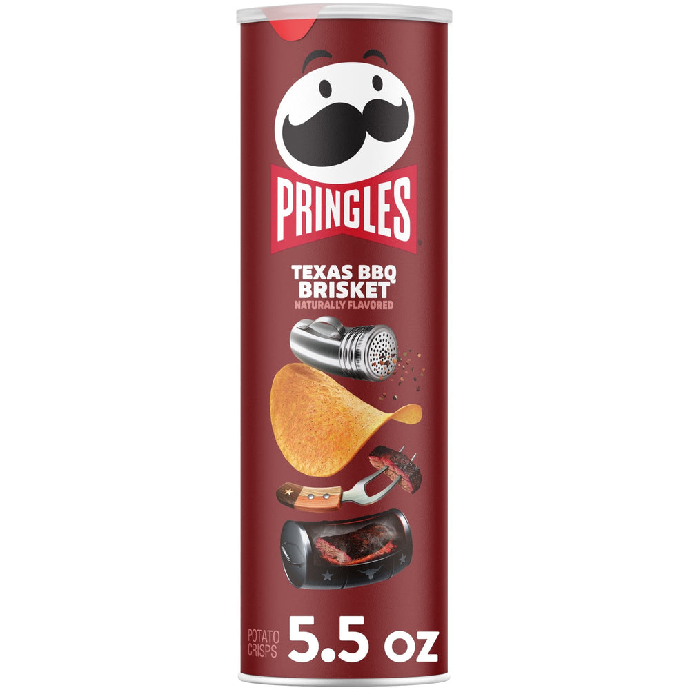 Pringles Texas BBQ Brisket Potato Crisps · Papas · 156 g · bote
