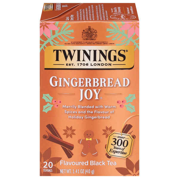Twinings Gingerbread Joy Black Tea Bags ( · Té · 20 pzas