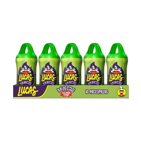 Lucas Muecas Cucumber · Caramelos · 10 pack de 25 g
