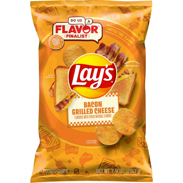Lay's Bacon Grilled Cheese · Papas · 220 g · bolsa