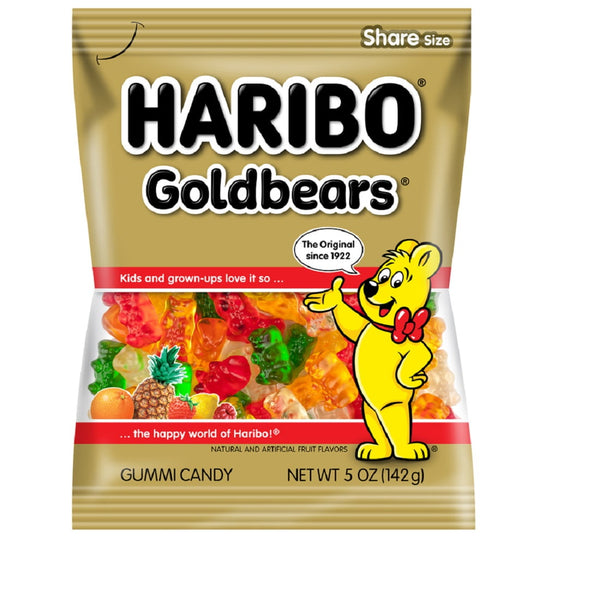 HARIBO Goldbears Original +25% Bonus · Gomitas · 142 g · bolsa · tamaño para compartir