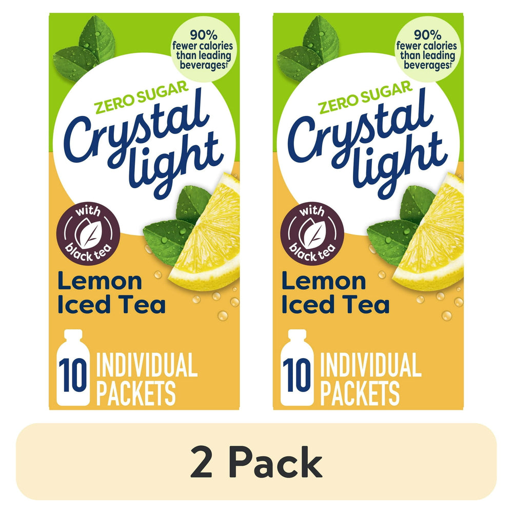 Crystal Light · Polvo para agua · 2 pack de 20 g