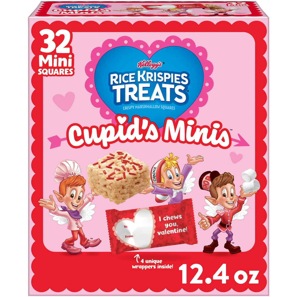 Rice Krispies Treats Valentine's Day Minis with Sprinkles · Barras · 32 pzas · 352 g