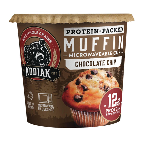 Kodiak Power Cup Chocolate Chip Muffin · Muffin para microondas · 67 g · vaso