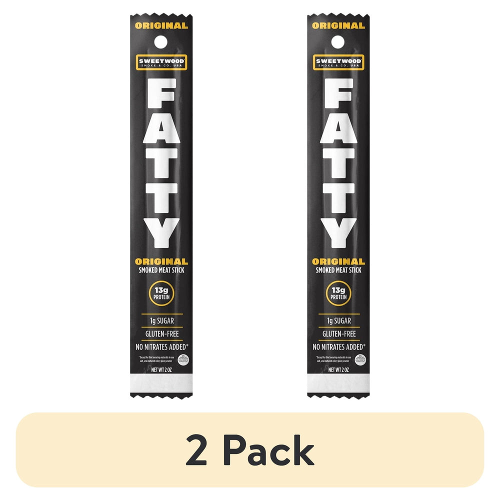FATTY Meat Sticks Pork Raised Without Antibiotics · Carne seca · 2 pack de 13 g