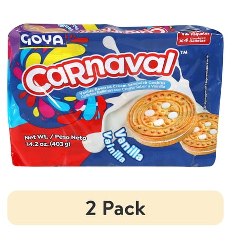 Goya Carnaval Vanilla · Galletas · 2 pack de 403 g