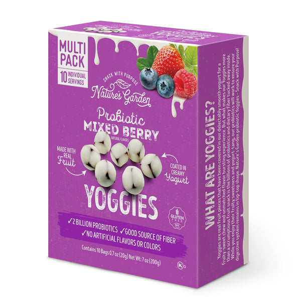 Yoggies Mixed Berry Probiotic · Gomitas · 10 pzas