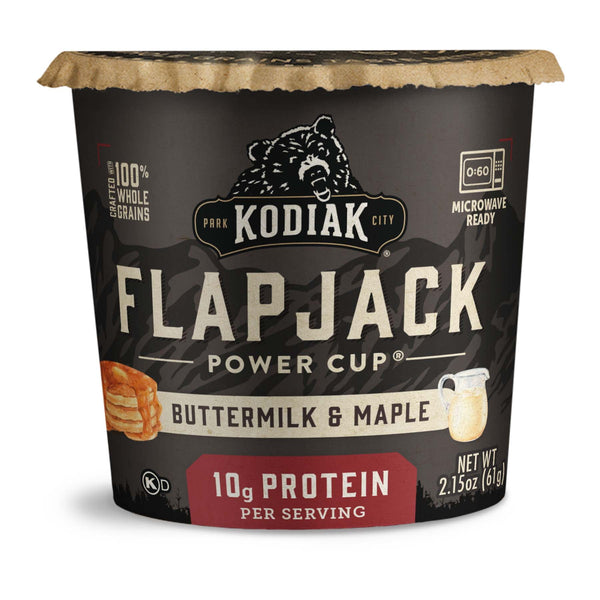 Kodiak Protein-Packed Buttermilk and Maple Pancake Cup · Cereal · 4 pack de 61 g