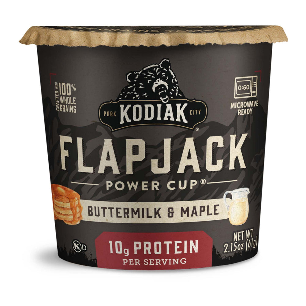 Kodiak Protein-Packed Buttermilk and Maple Pancake Cup · Cereal · 4 pack de 61 g