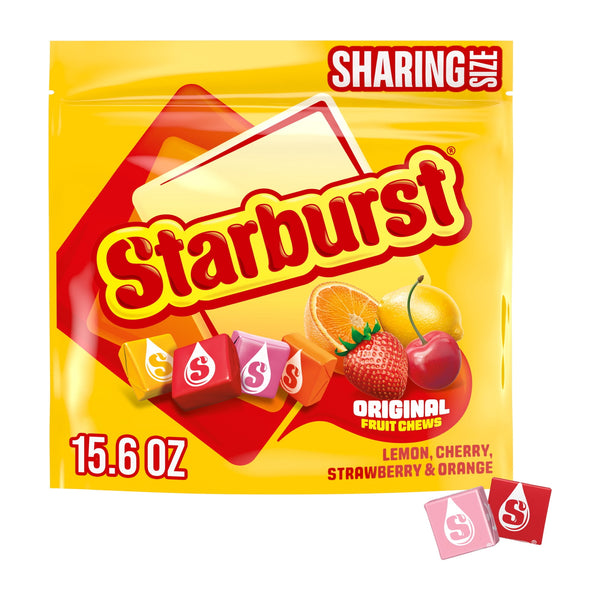Starburst Original Fruit Chews Sharing · Caramelos · 442 g · bolsa