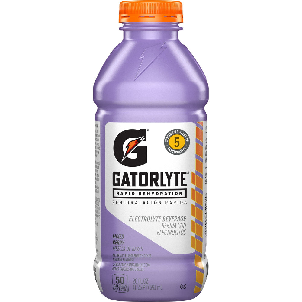 Gatorlyte Rapid Rehydration Drink Mixed Berry · Bebida · 591 ml · botella