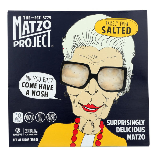 The Matzo Project Salted Matzo Flats Kosher · Galletas saladas · 156 g