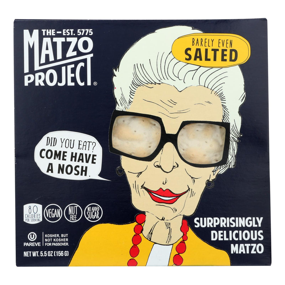 The Matzo Project Salted Matzo Flats Kosher · Galletas saladas · 156 g